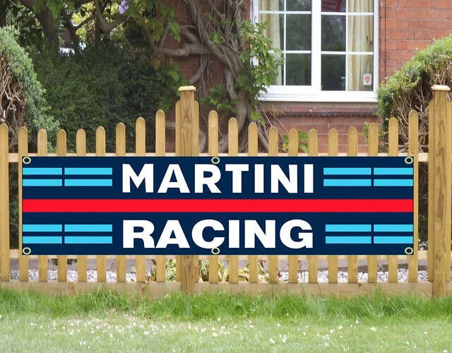 Martini Racing Flag Banner 17.7" x 70" NEW! Home & Garden:Yard, Garden & Outdoor Living:Décor:Flags Cozy Home Treasures